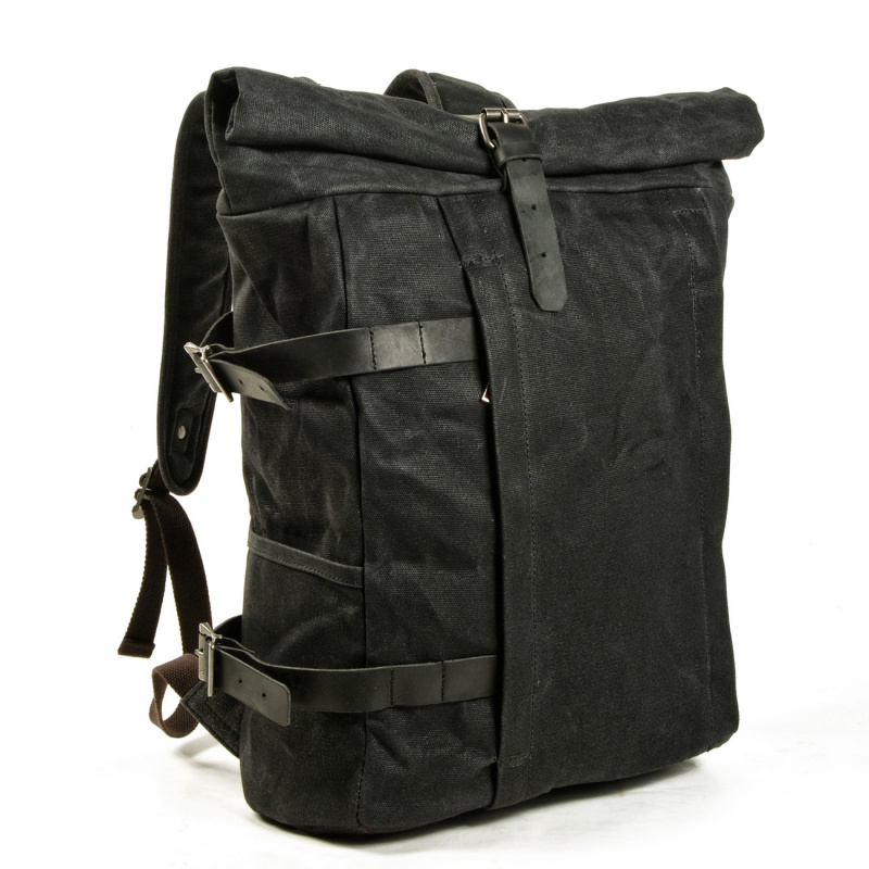Canvas Backpack Casual - Modellierter multifunktionaler Anti-Diebstahl-Rucksack, Laptoptasche, wasserdichte Reisetasche