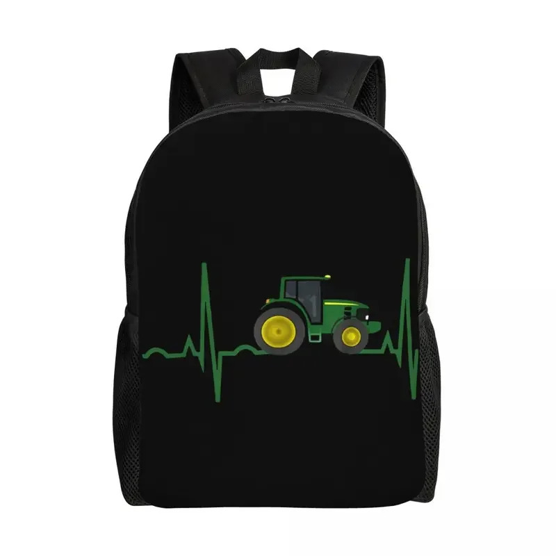 Fashion Backpack Women - Traktor Herzschlag Laptop Rucksack Frauen Männer