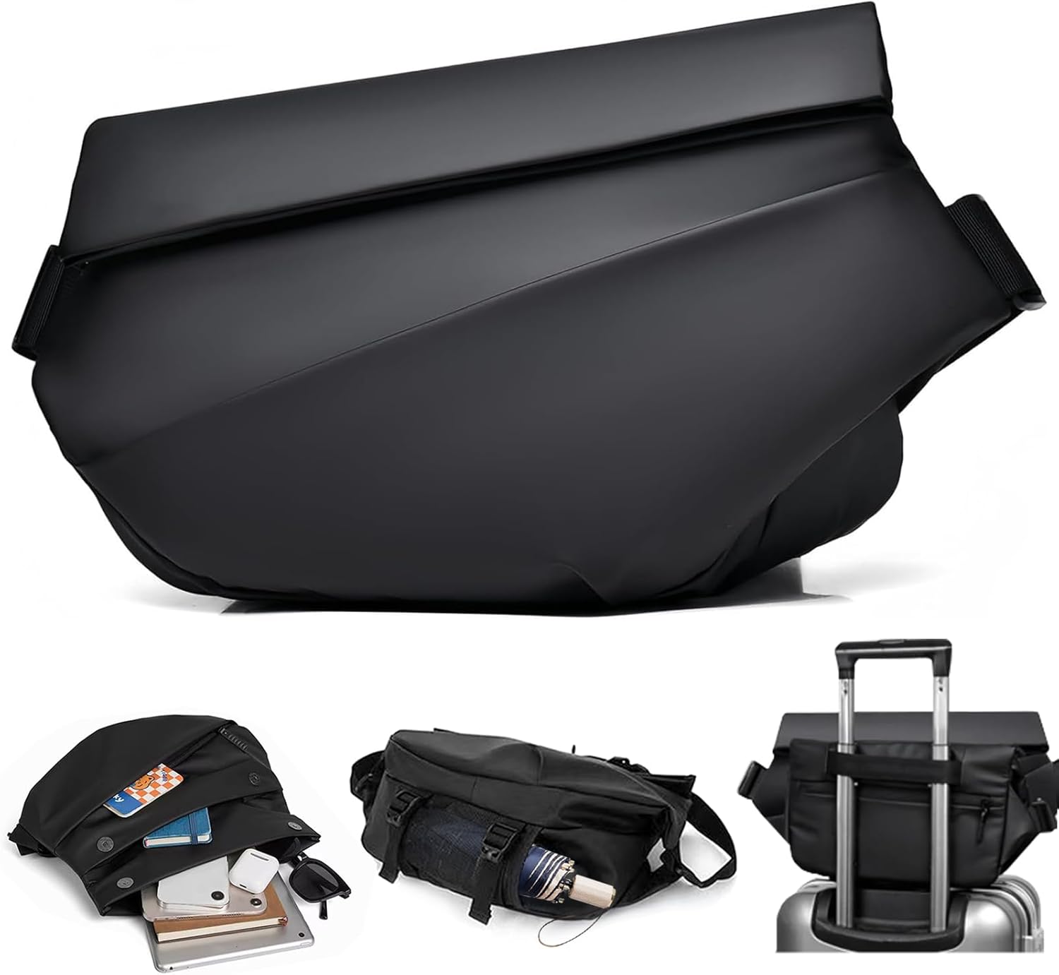 Travel Backpack Anti Theft - Große Anti-Diebstahl-Umhängetaschen für Herren, multifunktionaler Sling-Brust-Umhängetaschen-Rucksack