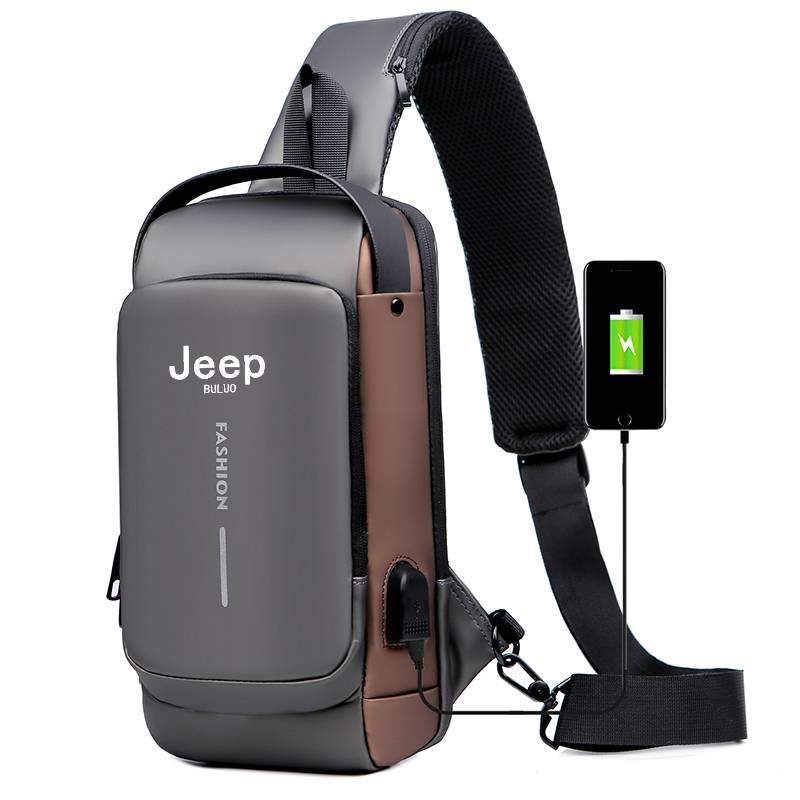 Travel Backpack Anti Theft - Jeep Buluo Herren Anti-Diebstahl Umhängetasche mit