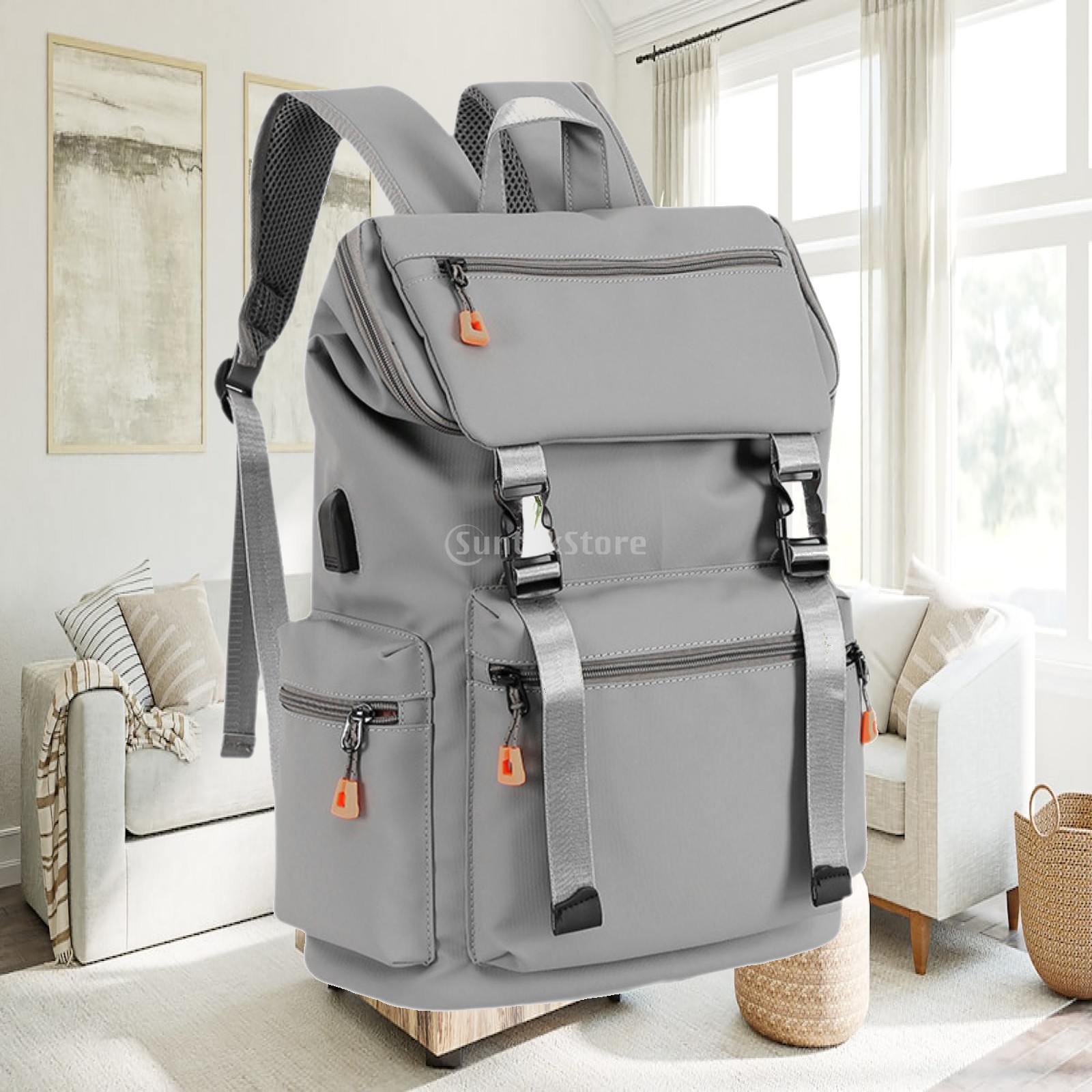 Fashion Backpack Women - Lässiger Rucksack-Organizer, Tragetasche mit Taschen, modischer,