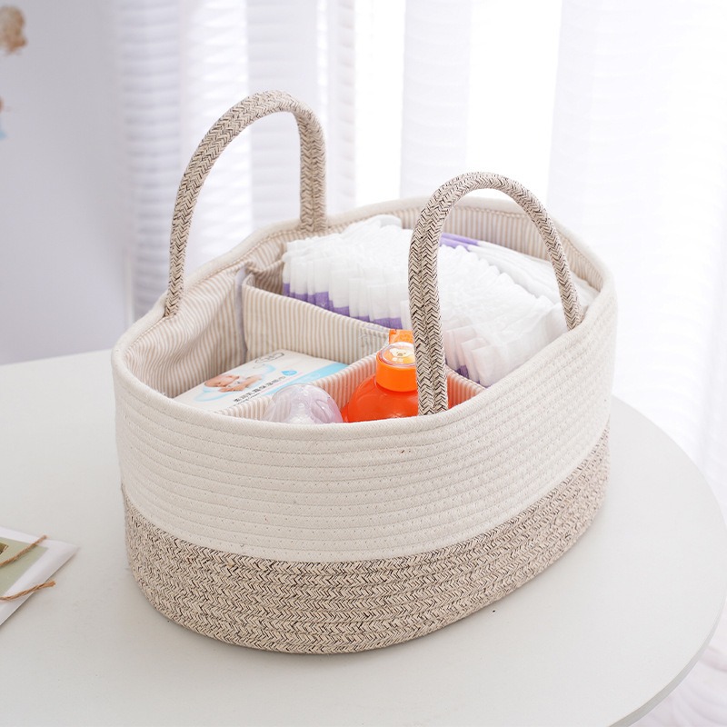 Backpack Diaper Bag - Faltbare Windel Caddy Organisieren Baumwolle Seil