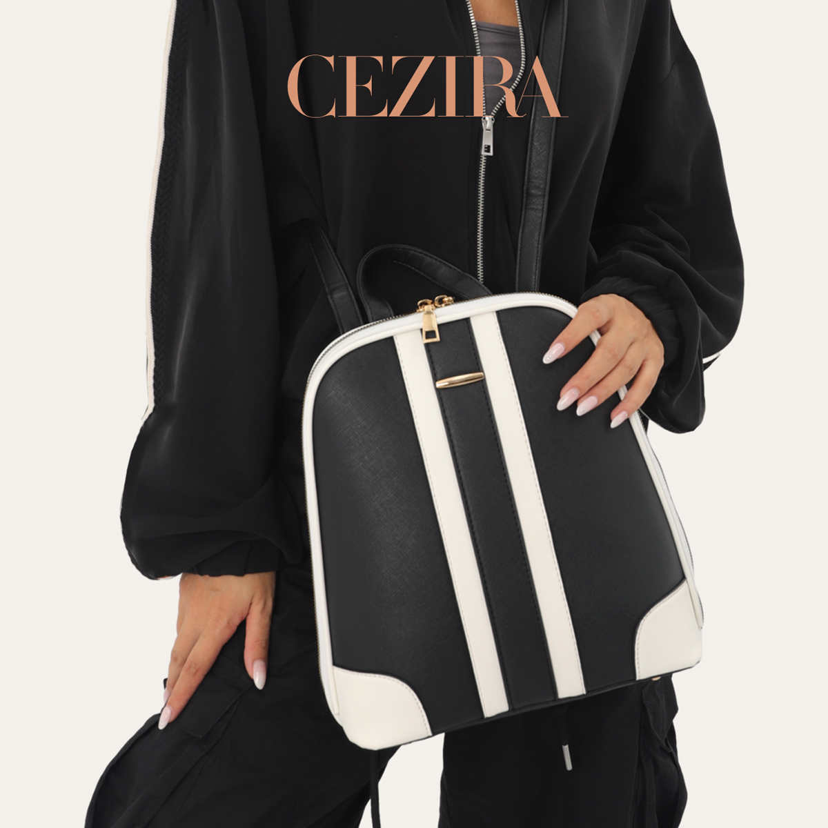 CR Fashion Gestreifter Patchwo – Fashion Backpack Women Bewertung und Preis